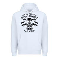 White im your huckleberry Premium Hoodie - linhVisuals