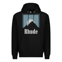 Black Rhude Adventure Premium Hoodie - linhVisuals