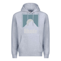 Heather Grey Rhude Adventure Premium Hoodie - linhVisuals