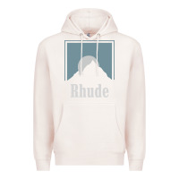 Pale Pink Rhude Adventure Premium Hoodie - linhVisuals