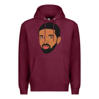 Burgundy drak Premium Hoodie - linhVisuals