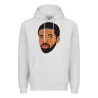 Dove Grey drak Premium Hoodie - linhVisuals