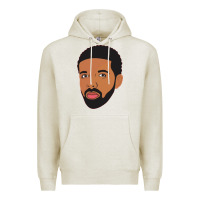Oatmeal Heather drak Premium Hoodie - linhVisuals