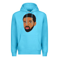 Ocean Blue drak Premium Hoodie - linhVisuals