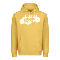 Antique Gold rockin 1000 musician Premium Hoodie - linhVisuals