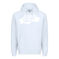 White rockin 1000 musician Premium Hoodie - linhVisuals