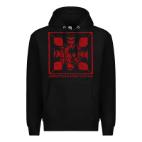 Black jonathan fireeater Premium Hoodie - linhVisuals