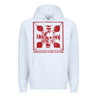 White jonathan fireeater Premium Hoodie - linhVisuals