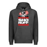 Charcoal Heather sho nuff old school Premium Hoodie - linhVisuals