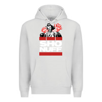 Dove Grey sho nuff old school Premium Hoodie - linhVisuals