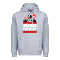 Heather Grey sho nuff old school Premium Hoodie - linhVisuals
