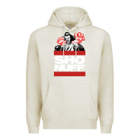 Oatmeal Heather sho nuff old school Premium Hoodie - linhVisuals