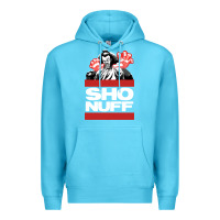 Ocean Blue sho nuff old school Premium Hoodie - linhVisuals