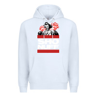 White sho nuff old school Premium Hoodie - linhVisuals