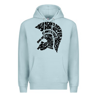 Blue Mist trojan artist Premium Hoodie - linhVisuals