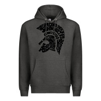 Charcoal Heather trojan artist Premium Hoodie - linhVisuals