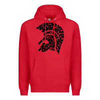 Red trojan artist Premium Hoodie - linhVisuals