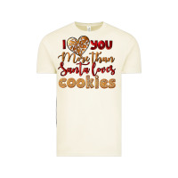 Vintage Arctic i love you more than santa loves cookies Vintage Tee - LillyAllenDesigns