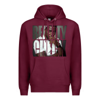 Burgundy kevin hart album art Premium Hoodie - linhVisuals