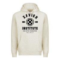 Oatmeal Heather xavier institute Premium Hoodie - linhVisuals