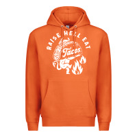 Carrot Raise Hell Eat white Premium Hoodie - linhVisuals
