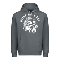 Rock Raise Hell Eat white Premium Hoodie - linhVisuals