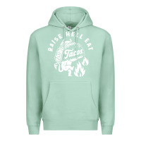 Seafoam Raise Hell Eat white Premium Hoodie - linhVisuals