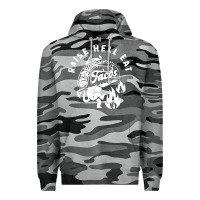 Slate Camo Raise Hell Eat white Premium Hoodie - linhVisuals