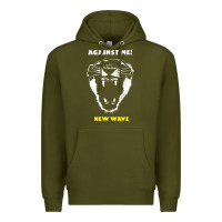 Army Green against me wave tour 2022 Premium Hoodie - linhVisuals