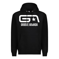 Black GROOVE ARMADA NORTHERN STAR Premium Hoodie - linhVisuals