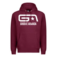 Burgundy GROOVE ARMADA NORTHERN STAR Premium Hoodie - linhVisuals