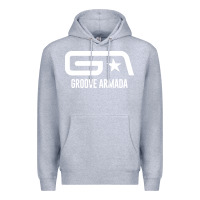 Heather Grey GROOVE ARMADA NORTHERN STAR Premium Hoodie - linhVisuals