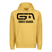 Antique Gold GROOVE ARMADA Premium Hoodie - linhVisuals