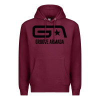 Burgundy GROOVE ARMADA Premium Hoodie - linhVisuals