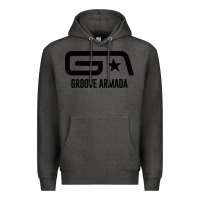 Charcoal Heather GROOVE ARMADA Premium Hoodie - linhVisuals