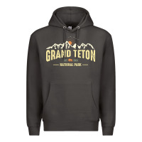 Smoke grand teton national park est 1929 vinage wyoming mountains graphic Premium Hoodie - linhVisuals