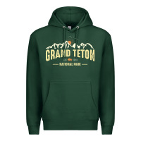 Sports Green grand teton national park est 1929 vinage wyoming mountains graphic Premium Hoodie - linhVisuals