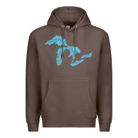 Coffee great lakes of michigan Premium Hoodie - linhVisuals
