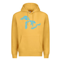 Mustard great lakes of michigan Premium Hoodie - linhVisuals