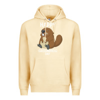 Pina Colada happy groundhog day respect the shadow funny spring prediction holiday Premium Hoodie - linhVisuals