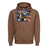 Chestnut Red White Moo Heifers Zipper Hoodie - RanaPortraitStore