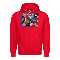 Red Red White Moo Heifers Zipper Hoodie - RanaPortraitStore
