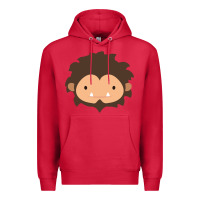 Cardinal Sneaky Sasquatch Big Head Premium Hoodie - linhVisuals