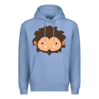 Colony Blue Sneaky Sasquatch Big Head Premium Hoodie - linhVisuals