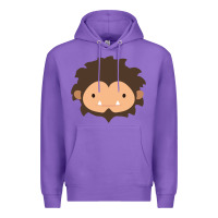 Purple Sneaky Sasquatch Big Head Premium Hoodie - linhVisuals