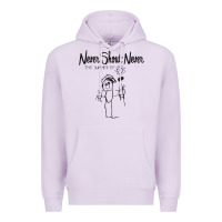 Lilac Never SHOUT Never Premium Hoodie - linhVisuals
