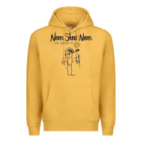 Mustard Never SHOUT Never Premium Hoodie - linhVisuals