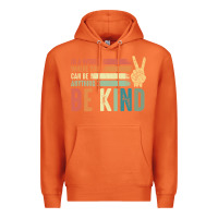 Carrot in a world where you can be anything be kind kindness inspirational gi Premium Hoodie - linhVisuals