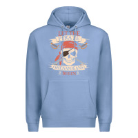 Colony Blue let the pirate shenanigans begin skull vintage pirate skeleton hallowe Premium Hoodie - linhVisuals
