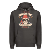 Smoke let the pirate shenanigans begin skull vintage pirate skeleton hallowe Premium Hoodie - linhVisuals